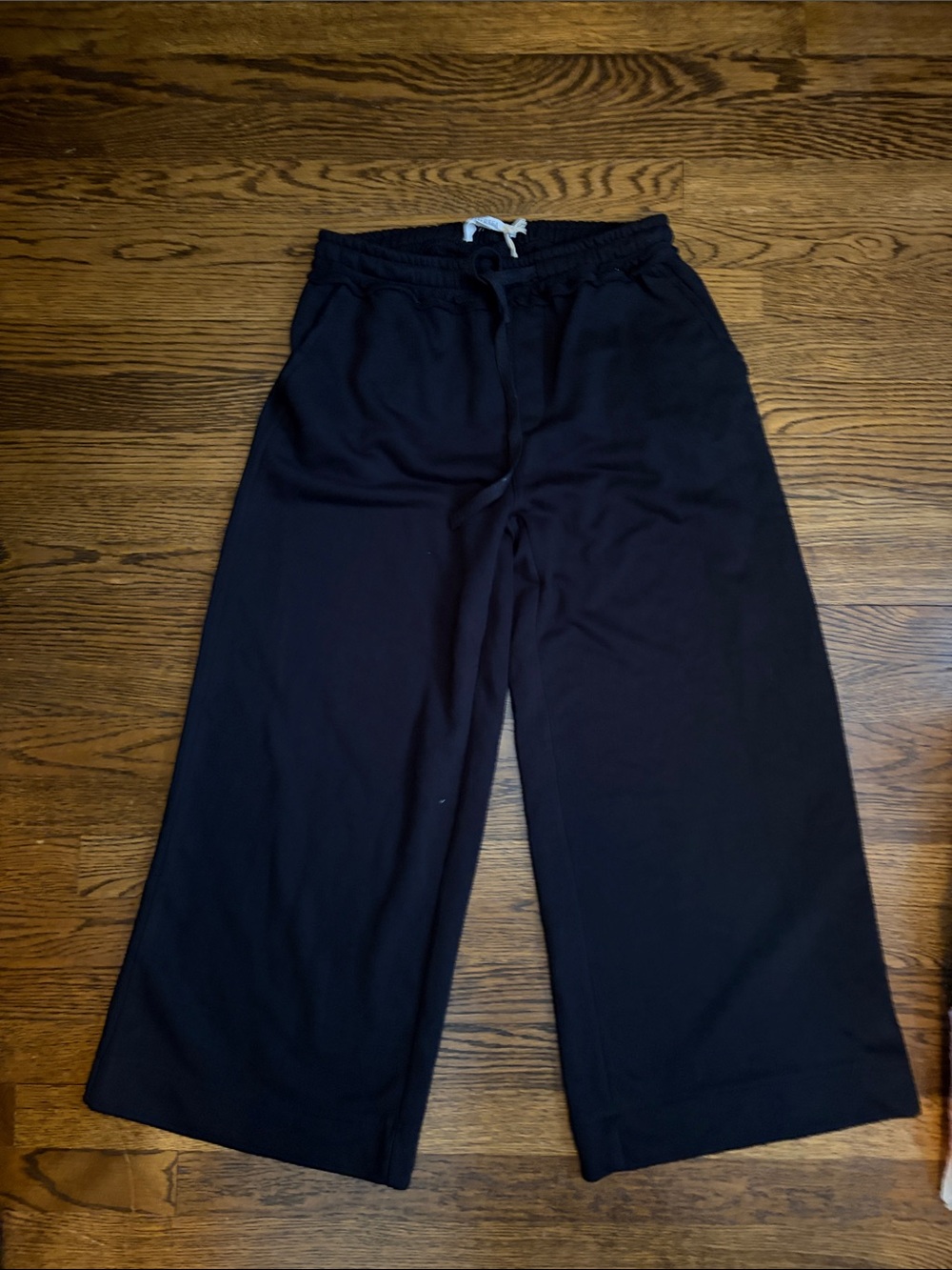 Women's Wide Leg Lounge Pants - Black